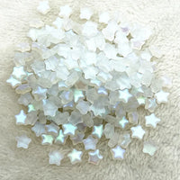 Thumbnail for 30pcs 8mm AB Color Five-pointed Star Beads Czech Glass Loose Spacer Beads  for Kandi Making