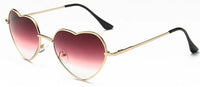 Thumbnail for Ladies Heart Shaped Sunglasses metal Women Brand Designer Fashion Rimless LOVE Clear Ocean Lenses Sun Glasses Oculos UV400 - GroovyGallery