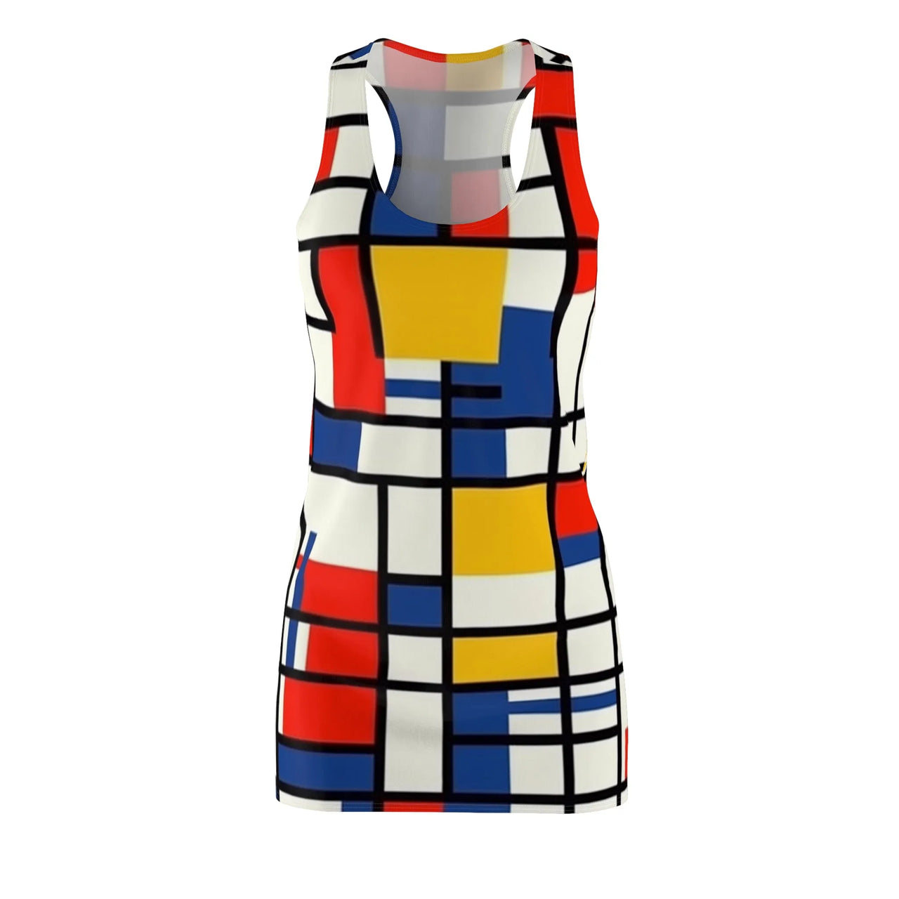 Mondrian Muse Razorback Dress - GroovyGallery