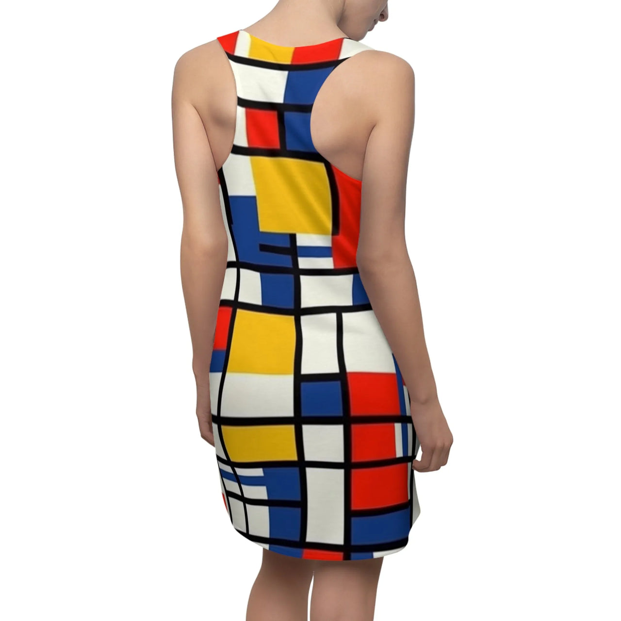 Mondrian Muse Razorback Dress - GroovyGallery