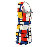 Thumbnail for Mondrian Muse Razorback Dress - GroovyGallery