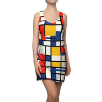 Thumbnail for Mondrian Muse Razorback Dress - GroovyGallery