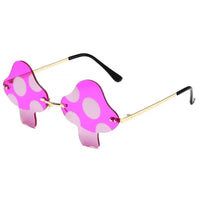 Thumbnail for Mushroom Coating Sunglasses for Women Men Irregular Rimless Eyewear Retro rave Party halloween Sun Glasses Shades UV400 SG140 - GroovyGallery