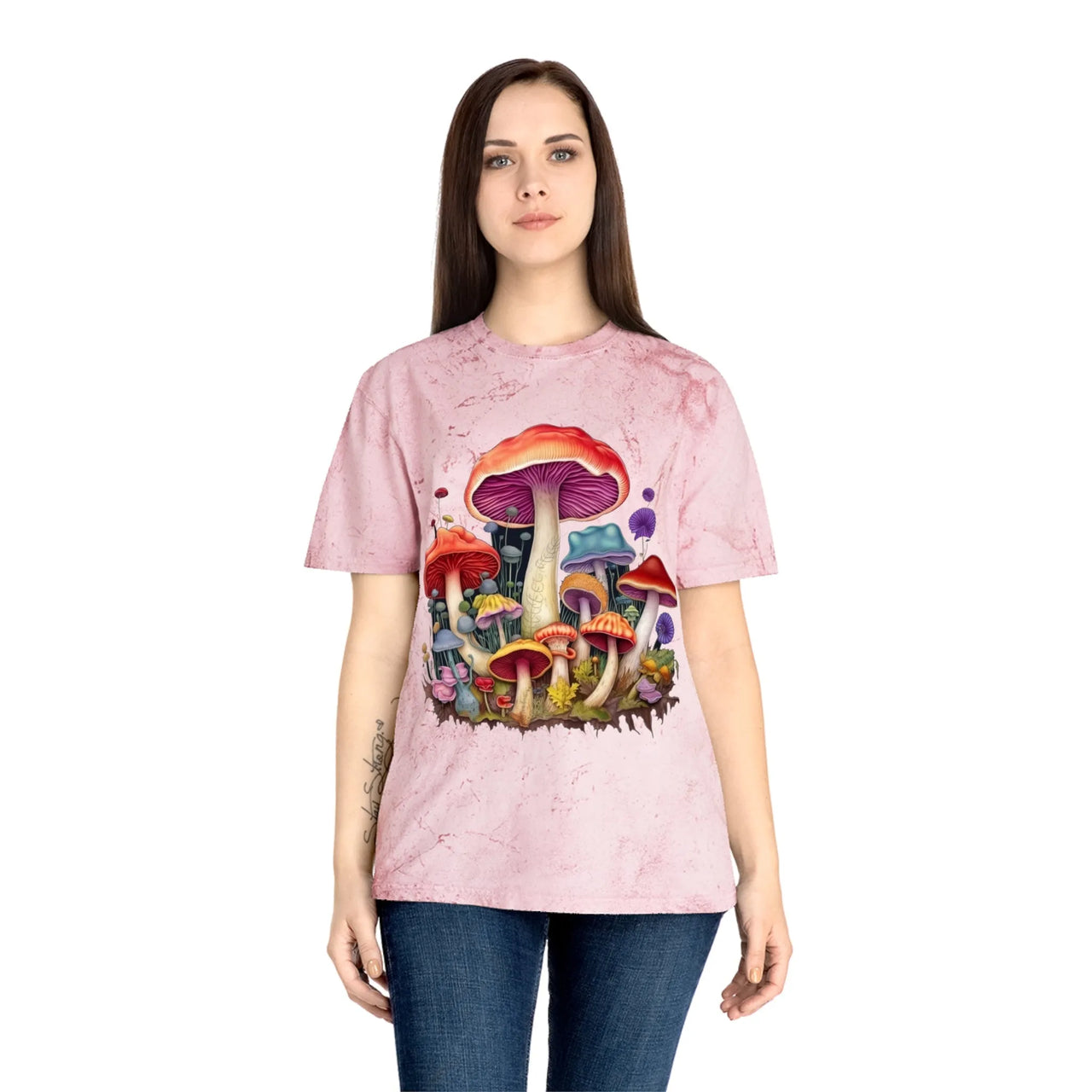 Mushroom Color Blast T-Shirt - Express Your Free Spirit - GroovyGallery