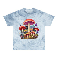 Thumbnail for Mushroom Color Blast T-Shirt - Express Your Free Spirit - GroovyGallery