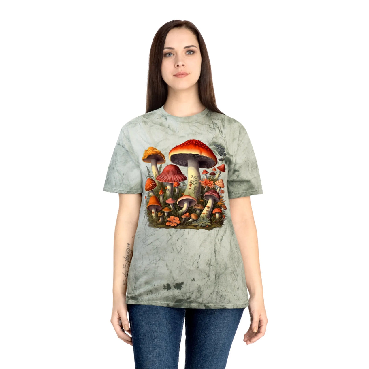 Mushroom Color Blast T-Shirt - Unleash Your Inner Hippie - GroovyGallery