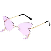 Thumbnail for New Women Men UV400 Sunglasses Butterfly Clouds Frameless Travel Shades Party Decorative Eyewear Outdoor Goggles Sun Glasses - GroovyGallery
