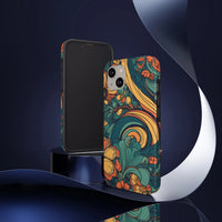 Thumbnail for Phone Case: Retro Vintage 70s Aesthetic, Indie Grunge Hippie Groovy Abstract Floral Psychedelic 70's - GroovyGallery