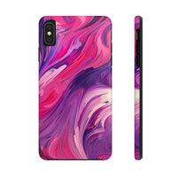 Thumbnail for Phone Case Swirling Dichromatic Magic: Abstract Paint Effect - GroovyGallery